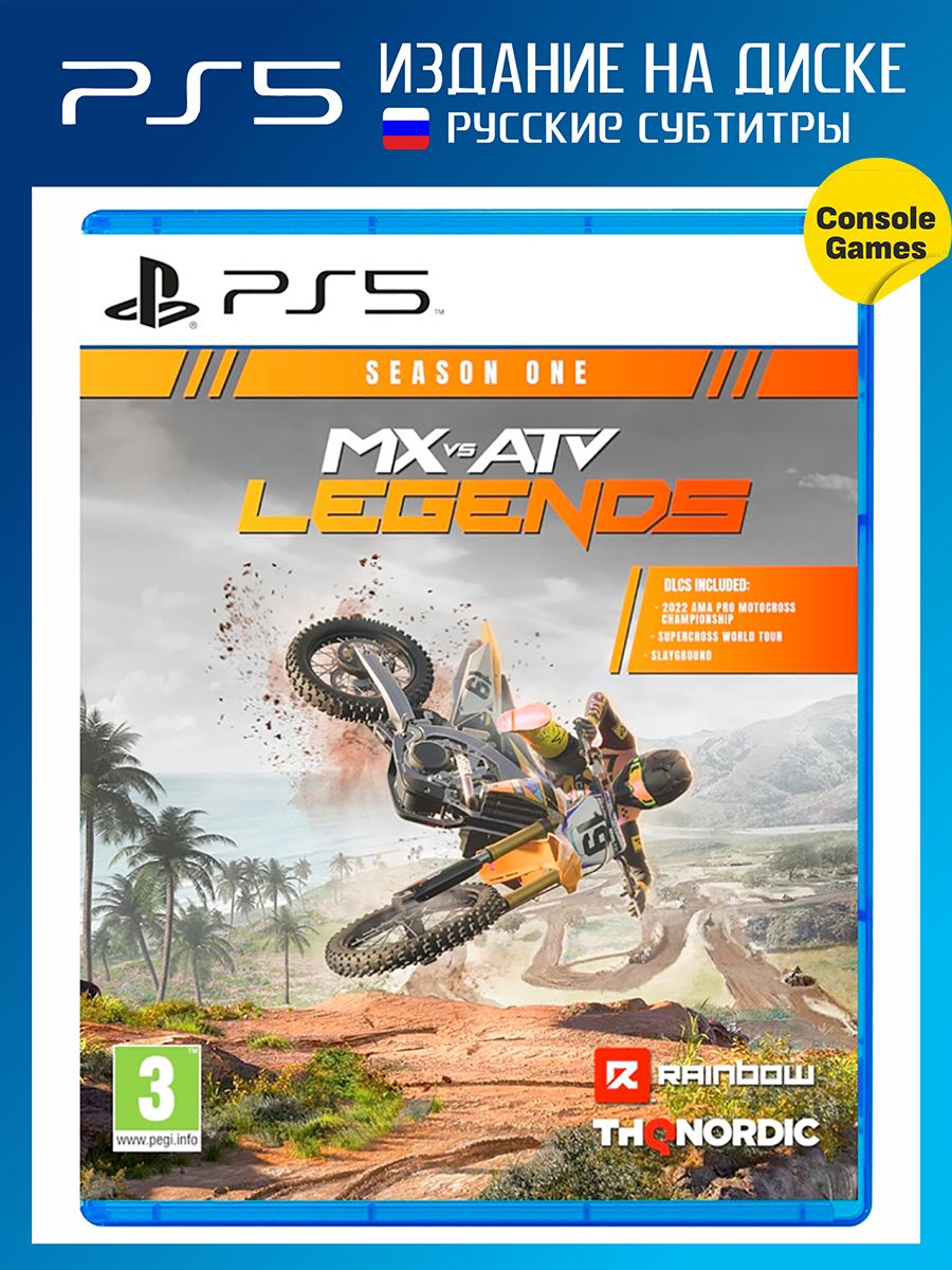 Игра PS5 MX vs ATV Legends Season One (русские субтитры) (PlayStation 5, Русские субтитры)