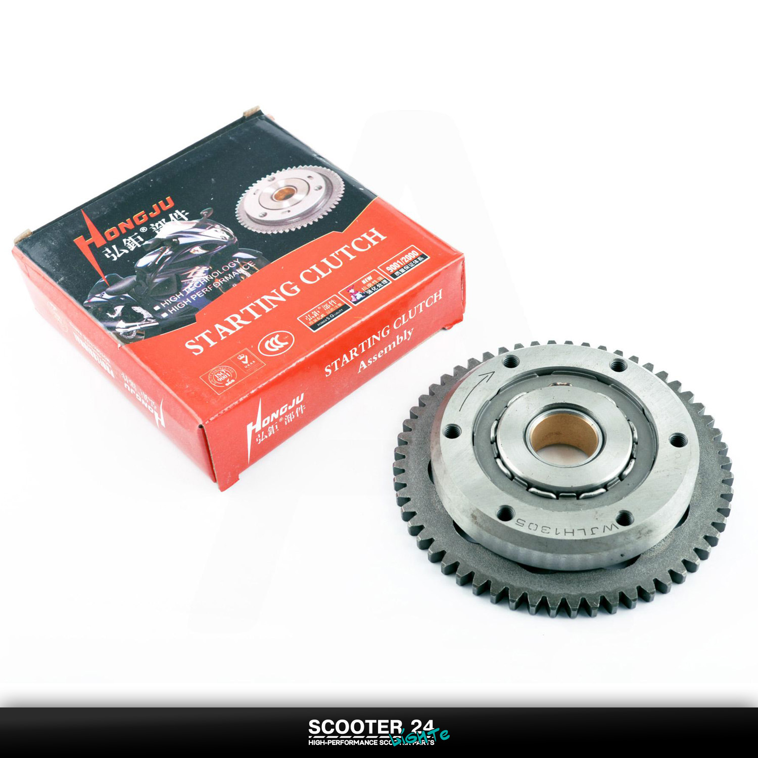 Маховик на мопед (обгонная муфта) Honda CBF "HONGJU" 152FMJ