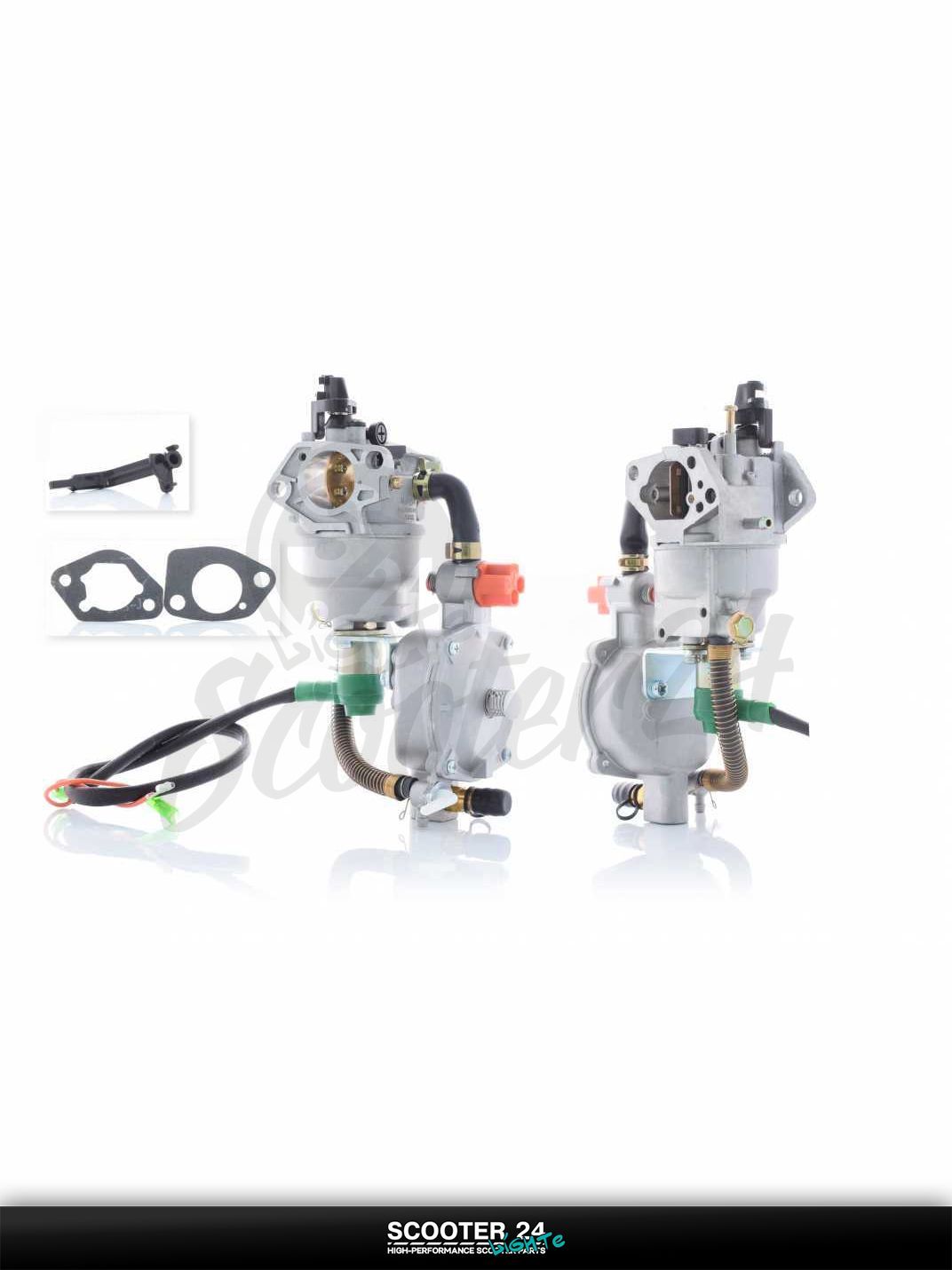 Карбюратор бензогенератора с газовым редуктором (188-LPG) 3-5кВт