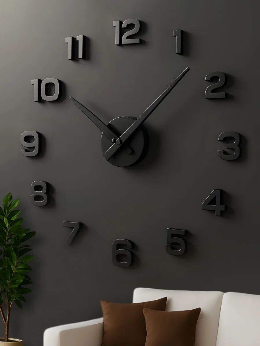 Часынастенныебольшиеинтерьерныесамоклеящиеся