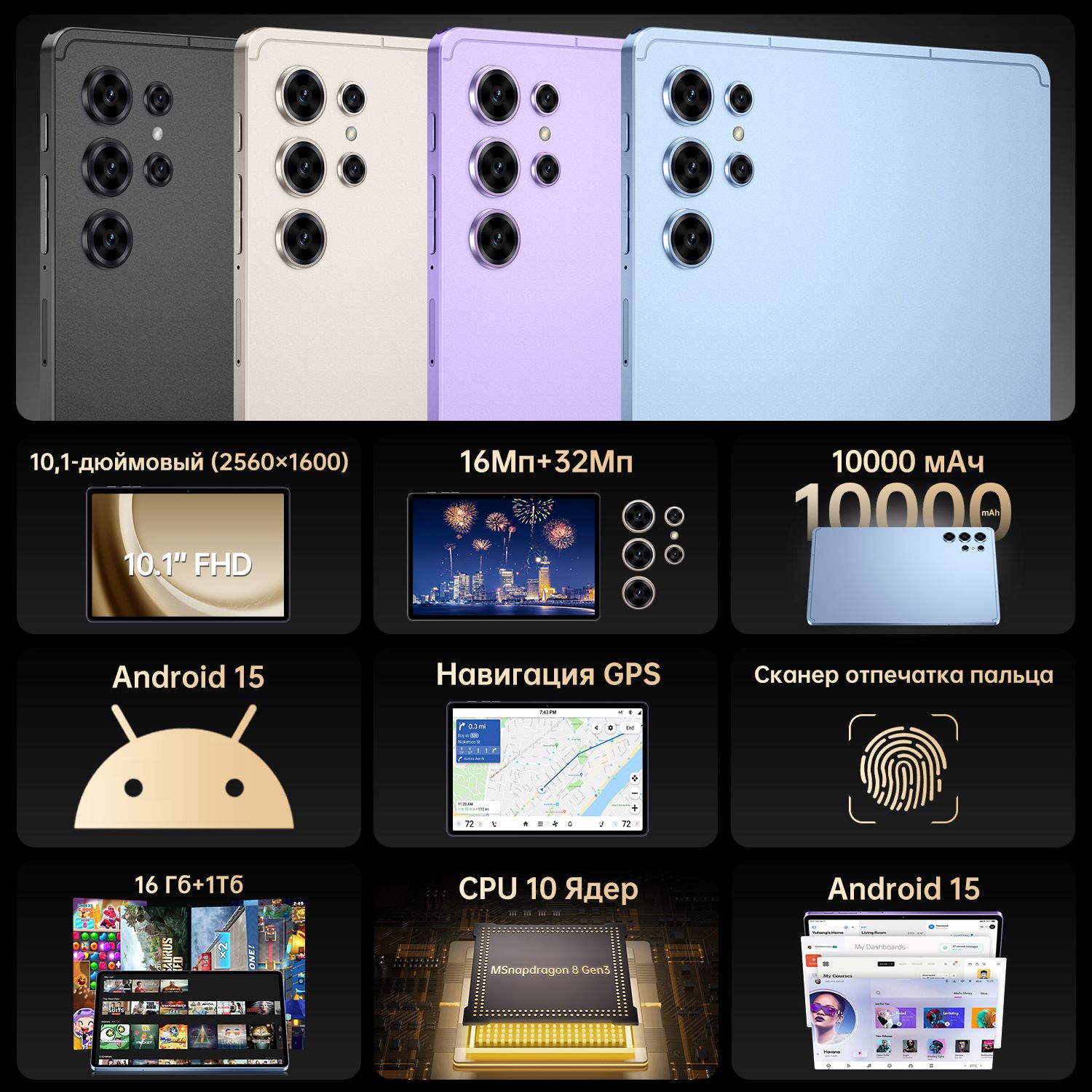 Планшет Pad 25 Ultra, 10.1