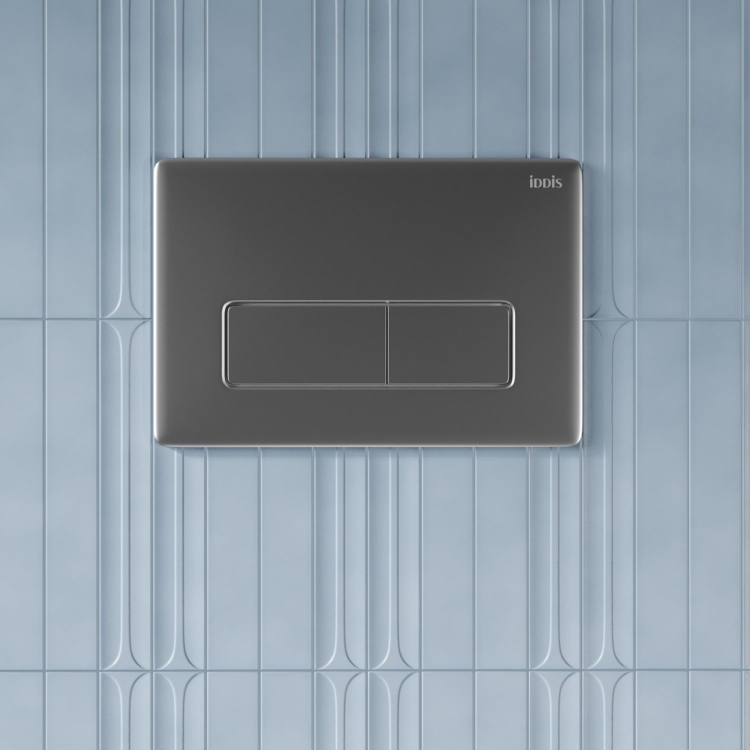 Фото товара на маркетплейсе ozon Клавиша смыва для инсталляции, пневматическая, матовый хром, IDDIS, Profix Air, PRA80M0i77