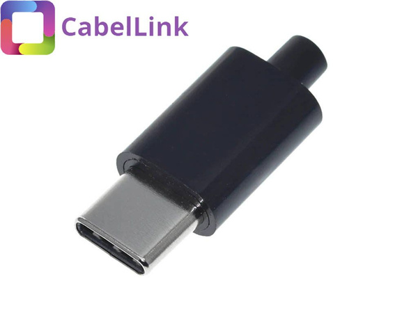 Штекер USB ( type C ) на кабель пластик разборный - купить с доставкой ...