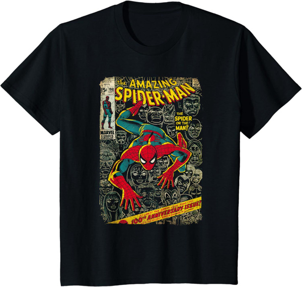 Футболка Spider-Man, размер 50, цвет черный, 棉花 - купить по выгодной ...