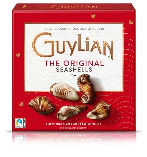 GUYLIAN Шоколадные конфеты Морские Ракушки из Бельгии с начинкой ...