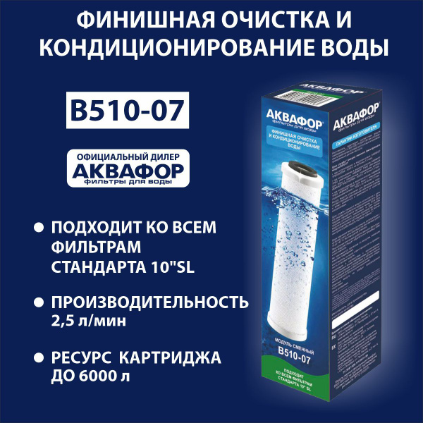 Модуль сменный АКВАФОР В510-07 купить на OZON по низкой цене (860051820)