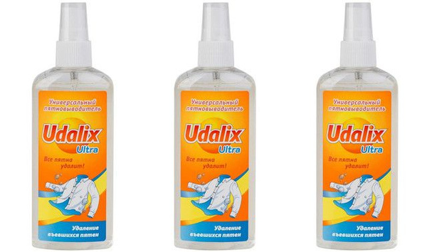Udalix Пятновыводитель-спрей Ultra, 150 мл, 3 шт - купить с доставкой ...