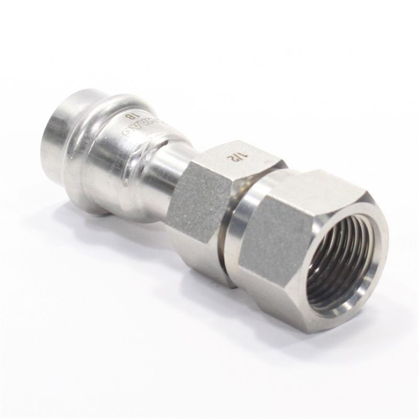 Американка 18-1/2", WAAG Heavy Inox, пресс-резьба, вн., сталь ...