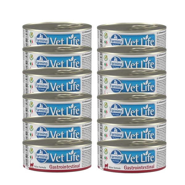 Farmina Vet Life Gastrointestinal консервы для кошек для пищеварения ...