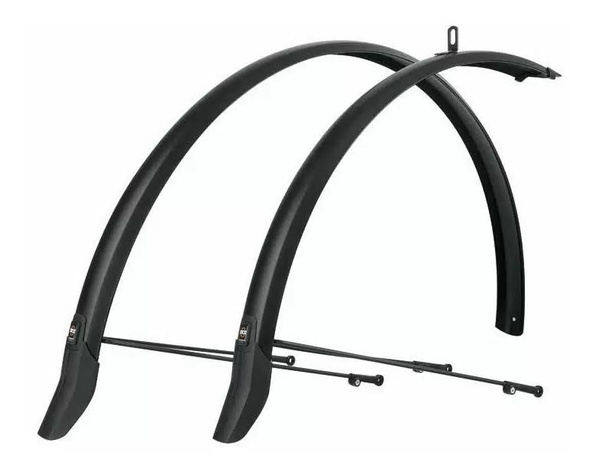 Комплект велосипедных крыльев SKS Bluemels, 28", 45 мм, черно-матовые ...