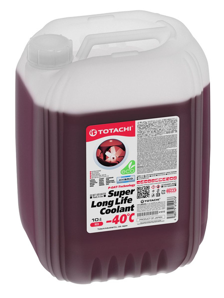 Жидкость охлаждающая Totachi Super Long Life Coolant Red -40 G12 10л ...