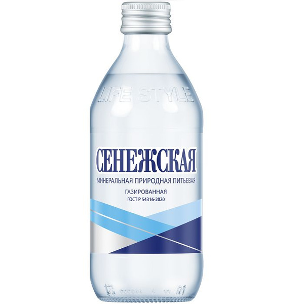 Сенежская Вода Минеральная Газированная 330мл. 12шт - купить с ...