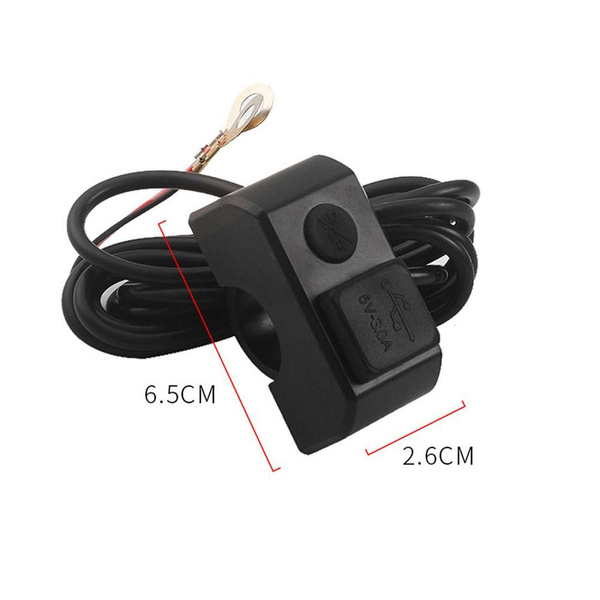 Зарядное устройство с двумя Usb-портами на руль мотоцикла, от 12 В до 5 ...