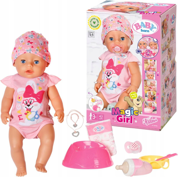 Кукла Zapf Baby born - Интерактивная кукла Волшебная девочка с ...