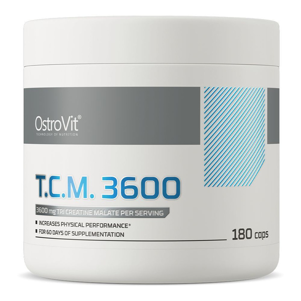 Tri-Креатин Малат OstroVit TCM Creatine Malate 3600 mg 180 капсул ...