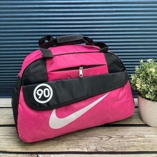 Спортивная сумка Nike 90 компактная (Размер 45/28/20см) / Сумка розовая ...