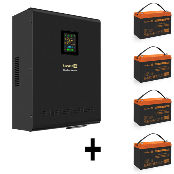 Инвертор ИБП Линейно-интерактивный (Smart UPS) ExeGate EX296645RUS ...
