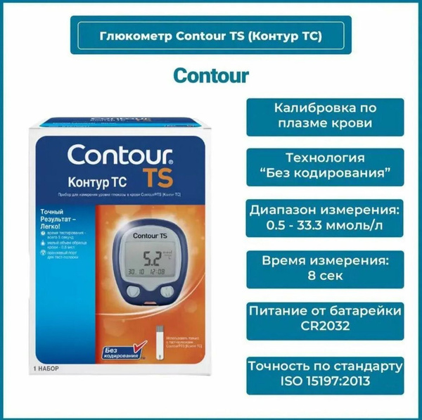 Глюкометр Contour TS Контур ТС - купить с доставкой по выгодным ценам в ...