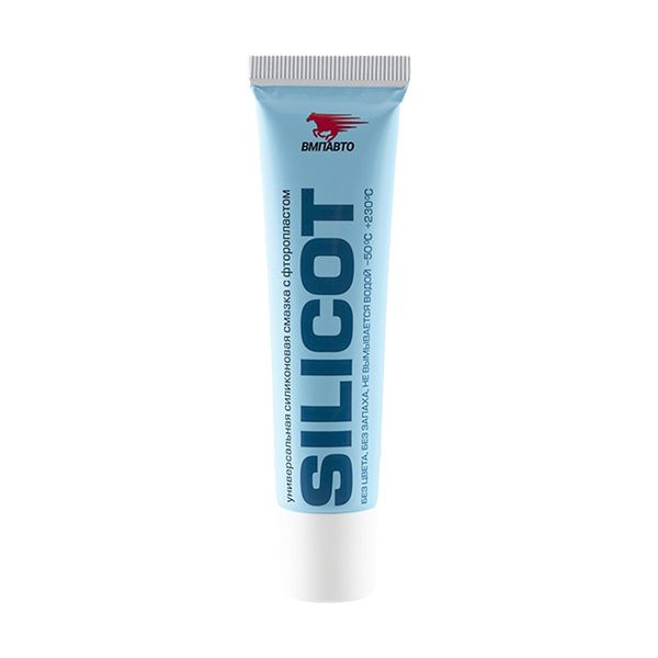 Silicot 30 г. Силиконовая смазка silicot. смазка вмпавто silicot универсальная с фторопластом. смазка силиконовая silicot 30гр. туба вмпавто 2301. силикот с фторопласт состав.