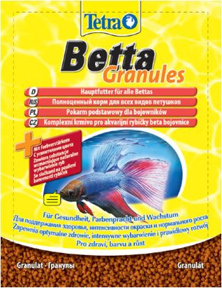 Tetra Betta Granules корм для рыб Петушков 5гр - купить с доставкой по ...