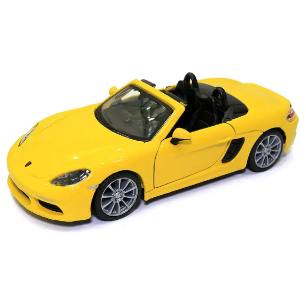 Welly Porsche Boxter S 987 Cabrio Open Rood 2004-2012 Boxster 1/34-1/39 Metal Model Auto De Cast Nieuw in Box