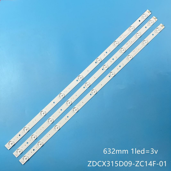2 компл.-лента светодиодной подсветки для DEXP H32B7000E shivaki STV ...