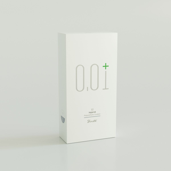 Feronia серия Hybrid презервативы полиуретановые 0,01 мм., 12 шт. Алоэ ...