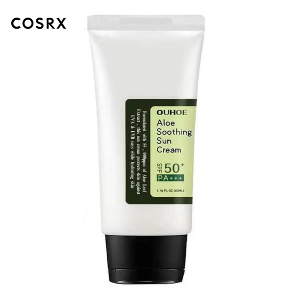 Солнцезащитный крем для лица с алоэ CosRX Aloe Soothing Sun Cream SPF50 ...