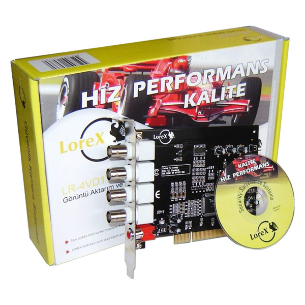 LOREX LR-4VD1 , 4-канальная карта видеозахвата для наблюдения - купить ...