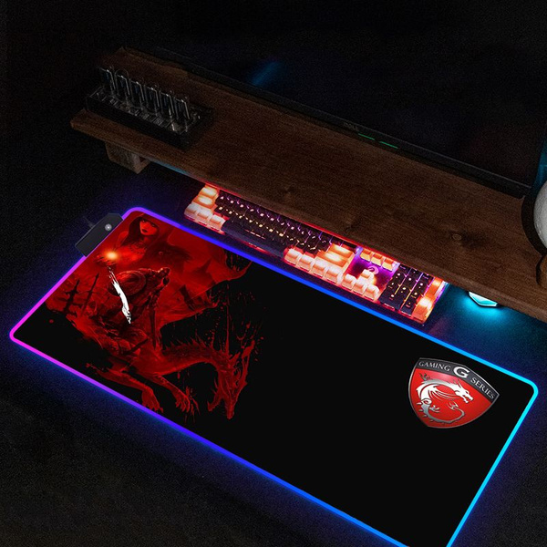 MSI Коврик для мыши 3400, XXL, черный матовый - купить с доставкой по ...