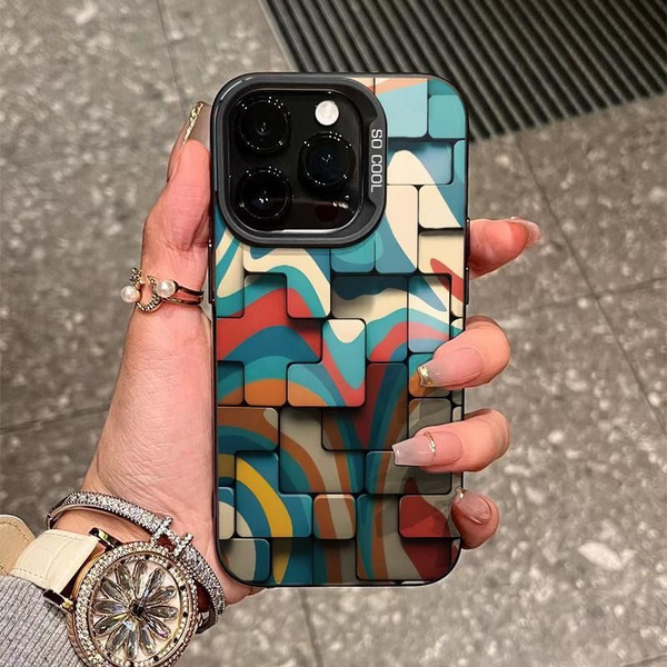 Чехол для iPhone 15 Pro/ айфон 15 Pro/ айфон 15 про Чехол Тетрис, с ...