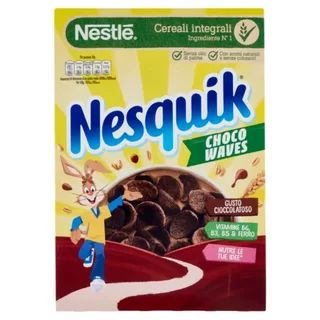 Nestle Nesquik Choco Waves, шоколадные хлопья, 330г, Швейцария - купить ...