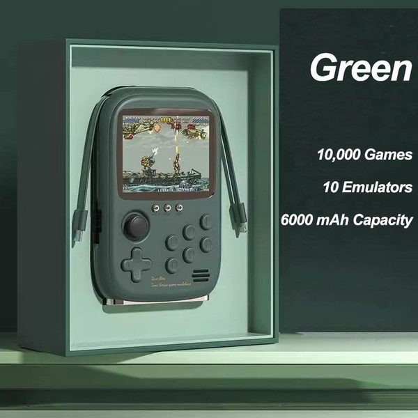 Портативная игровая консоль Power Bank 2-в-1 10000 классических игр ТВ ...
