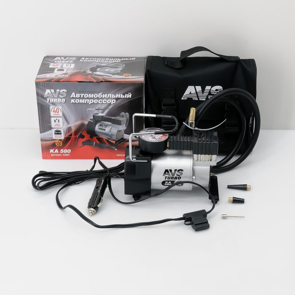 Компрессор для подкачки шин 12V TURBO, 10 Атм, 40 л/мин, в ...
