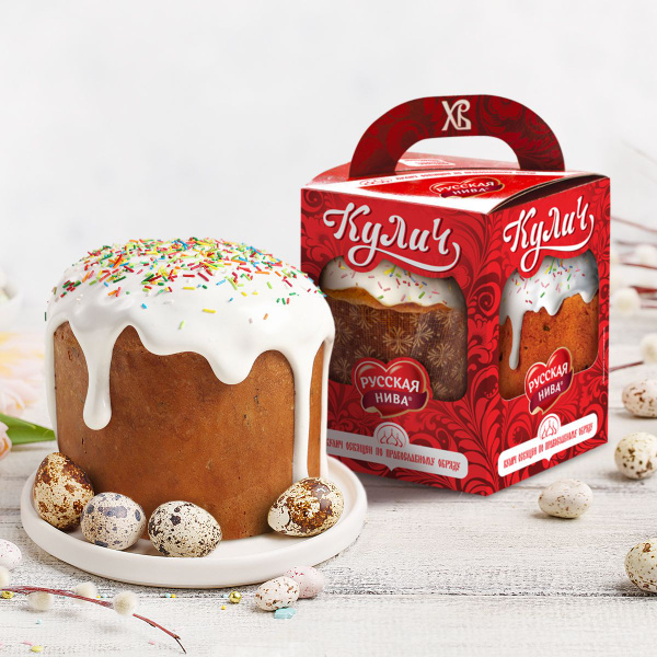 Кулич Русская Нива, 500 г - купить с доставкой по выгодным ценам в ...