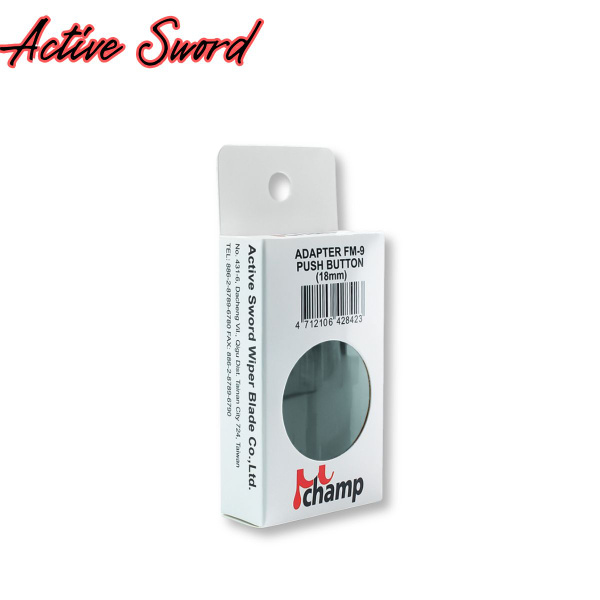 Адаптер щетки стеклоочистителя Active Sword FM-9, крепление Кнопка ...