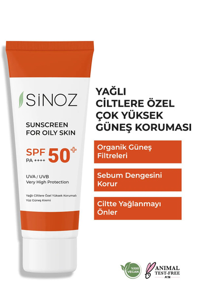 Sinoz SPF 50 Солнцезащитный крем для лица против пятен с высокой ...