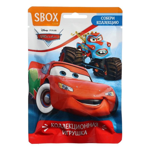 Игрушка Disney Тачки, Sbox Club, в флоупаке - купить с доставкой по ...