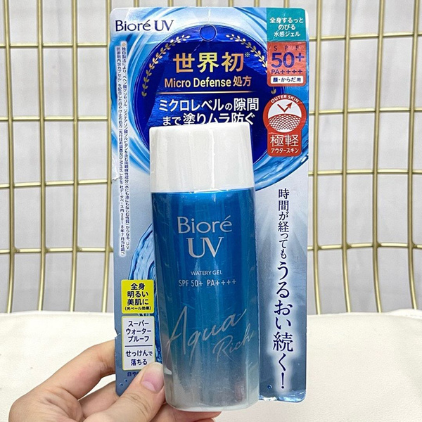 Biore UV Солнцезащитный крем Aqua Rich Watery SPF50+ PA+, 90 г ...