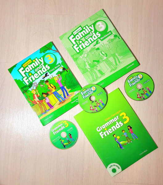Family and Friends 3 + Grammar Friends 3, Class Book Work Book ...
