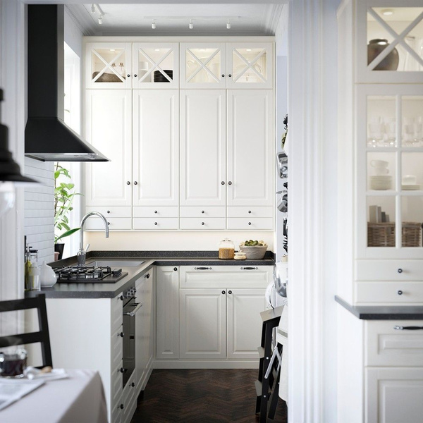 Фасад для кухни панель ящика IKEA BODBYN БУДБИН 60x10 2шт белый с ...