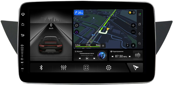1 DIN универсальная магнитола Renault Laguna 3 (2007-2015) 10 дюймов ...
