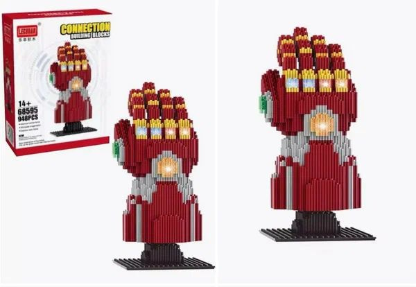 Конструктор "Мстители - Перчатка Железного Человека" 948 дет. 68595 ...