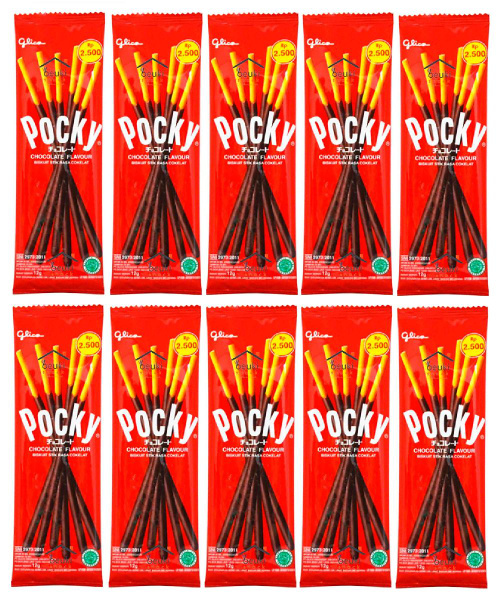Палочки Pocky Glico Mini Шоколадная глазурь, 12 г х 10 шт - купить с ...