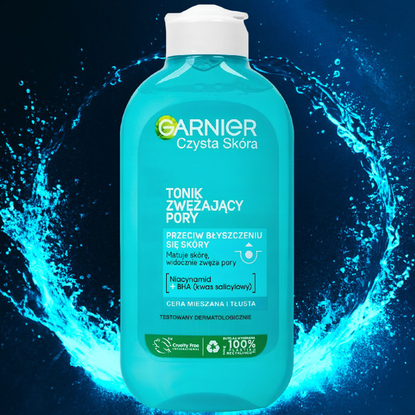 GARNIER, Гарньер Чистая кожа, тоник очищающий против черных точек и ...