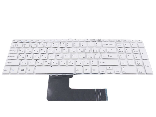 Клавиатура для Sony Vaio SVF152C29V ноутбука белая - купить с доставкой ...