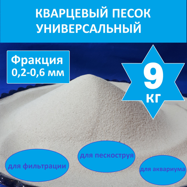 Кварцевый песок для фильтра бассейна, для пескоструя, для песочницы ...