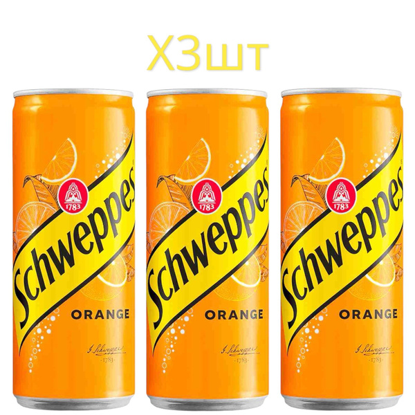 Газированный напиток Швепс Апельсин Schweppes Orange (Польша), 330 мл ...