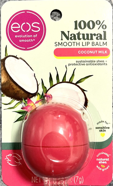 EOS Бальзам для губ Coconut milk Кокосовое молоко - купить с доставкой ...