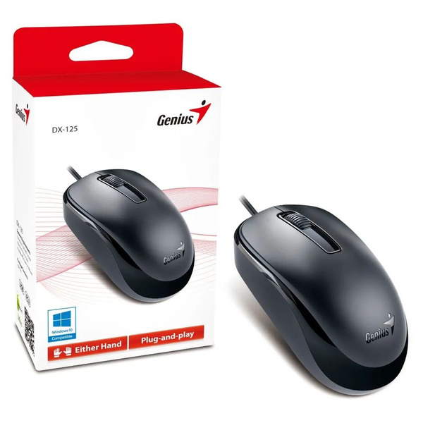 Мышь проводная Genius DX-125, черный - купить по выгодной цене в ...